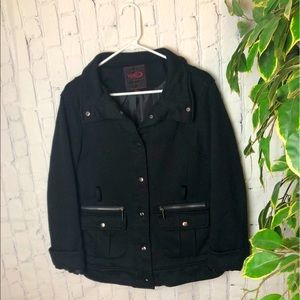 Black Winter Jacket | Coat